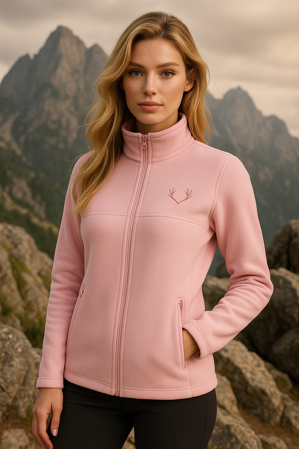 Polar Jacket Baby Pink Mujer