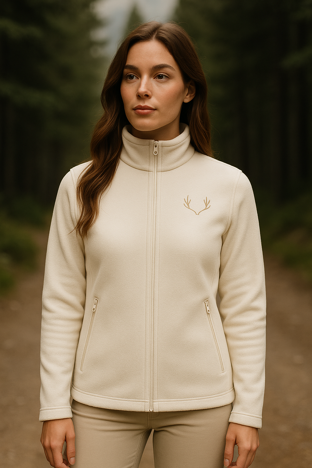 Polar Jacket Ivory Mujer